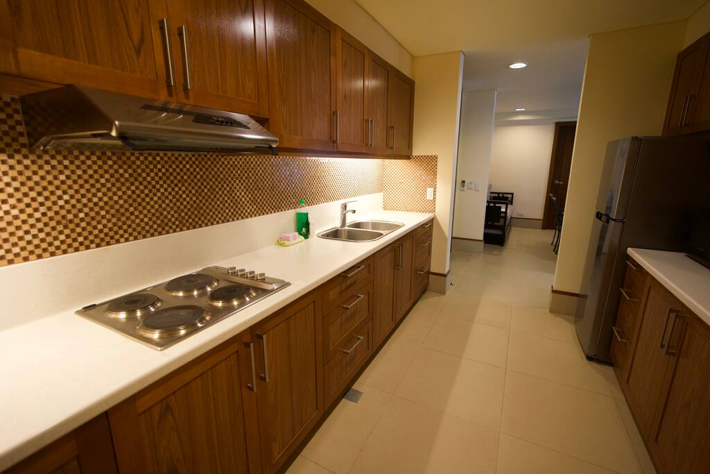 Well equipped kitchen