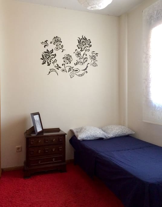 Your room, your single bed.