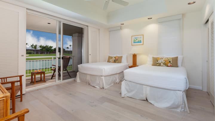 Tretia spálňa s vlastnou kúpeľňou, terasa a dve dvojlôžka