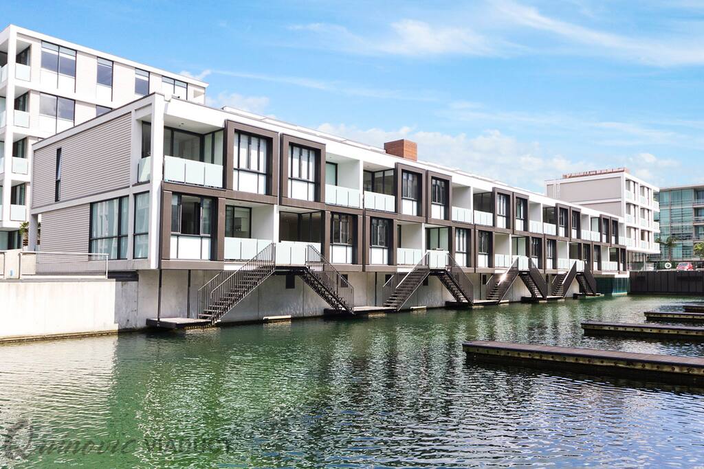 with stunning views over the waterway