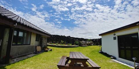Jeju Bongsook's Beach (Sookie's).

I'm facing Bongsook's Beach (Bongi's).