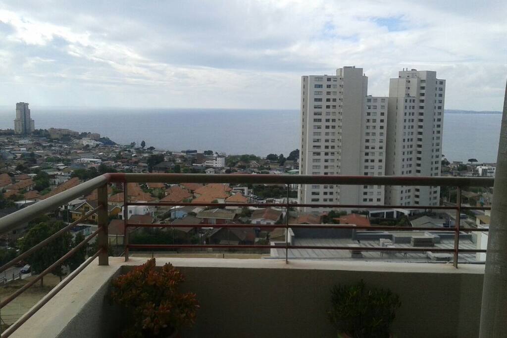 Departamento Con Con, tres habitaciones - Vista desde terraza