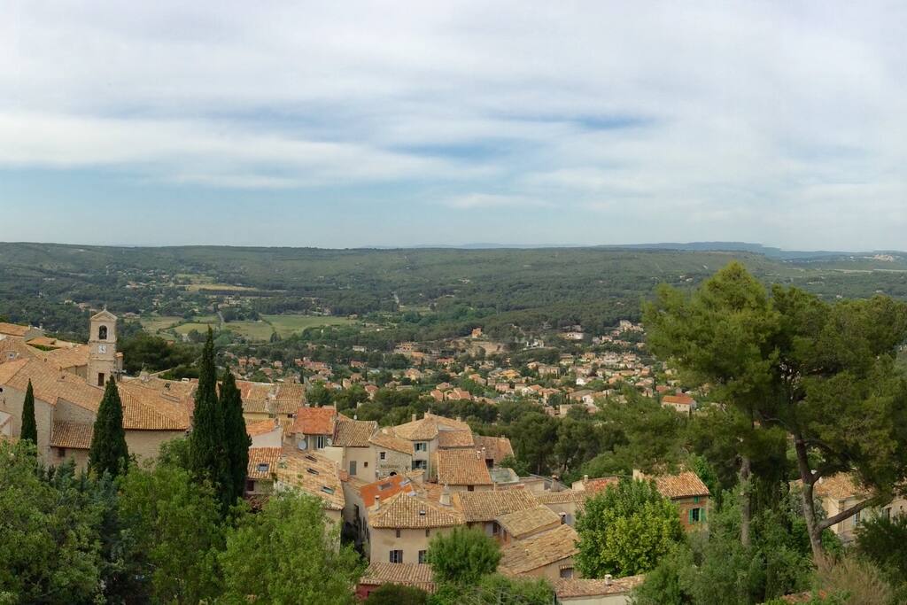 The view of Ventabren from the top