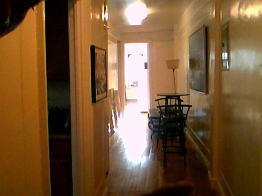 Hallway leading to bedroom
