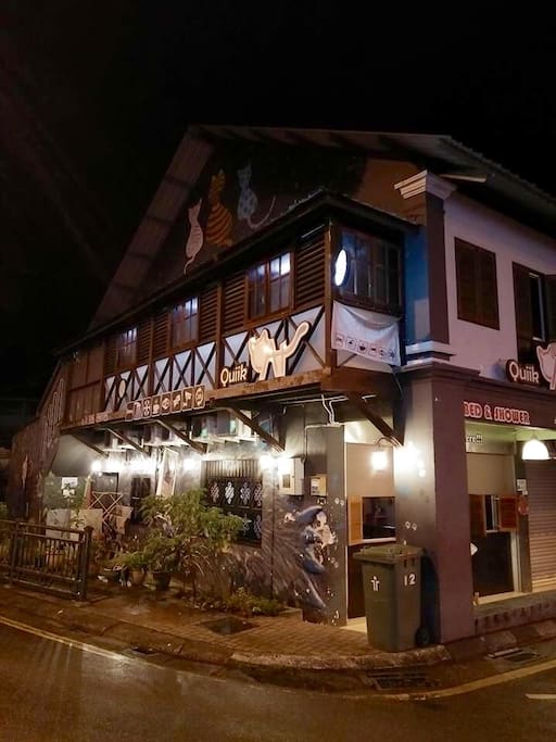 the hotel