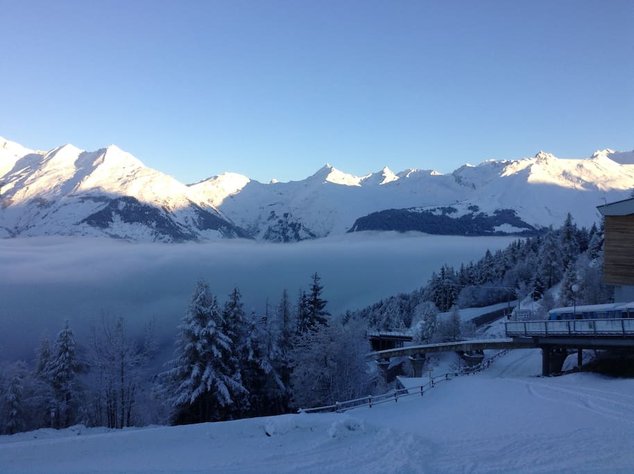 Vue depuis les chambres