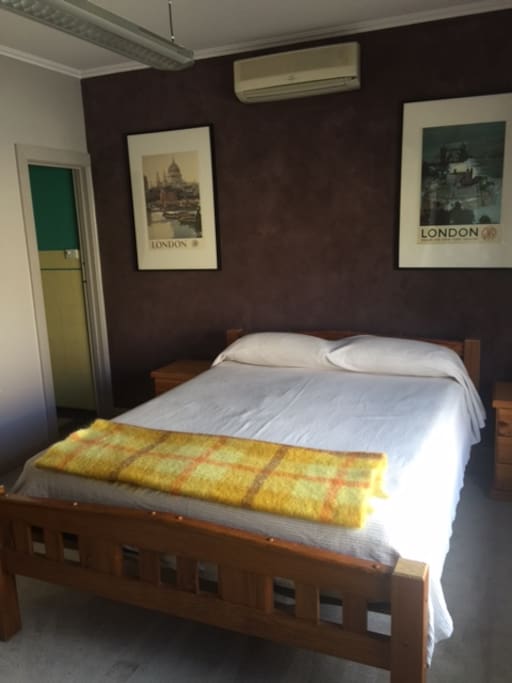 Bedroom through to bathroom