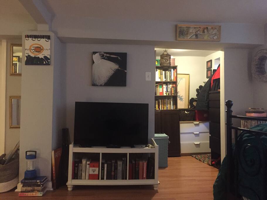 Television with Netflix, Roku, and Chromecast