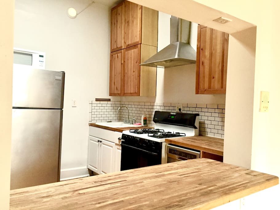 Fully equipped kitchen