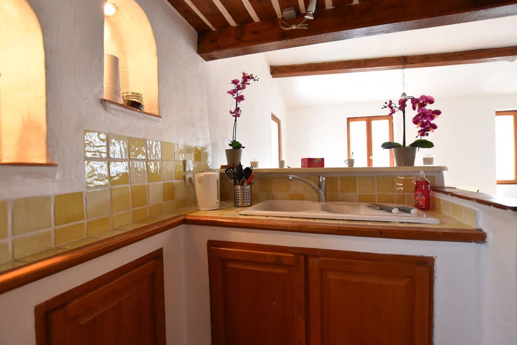 View over the kitchen