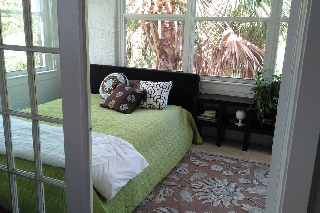 sleeping quarters