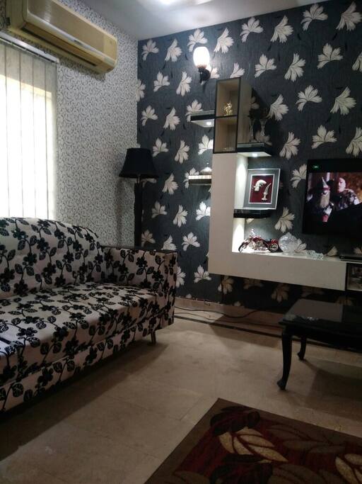 Living Room with A/C