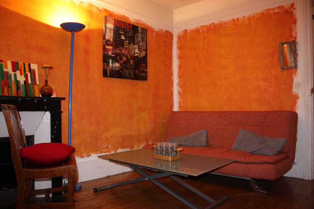 Séjour / Chambre 2 (canapé-lit : 120*190cm)
