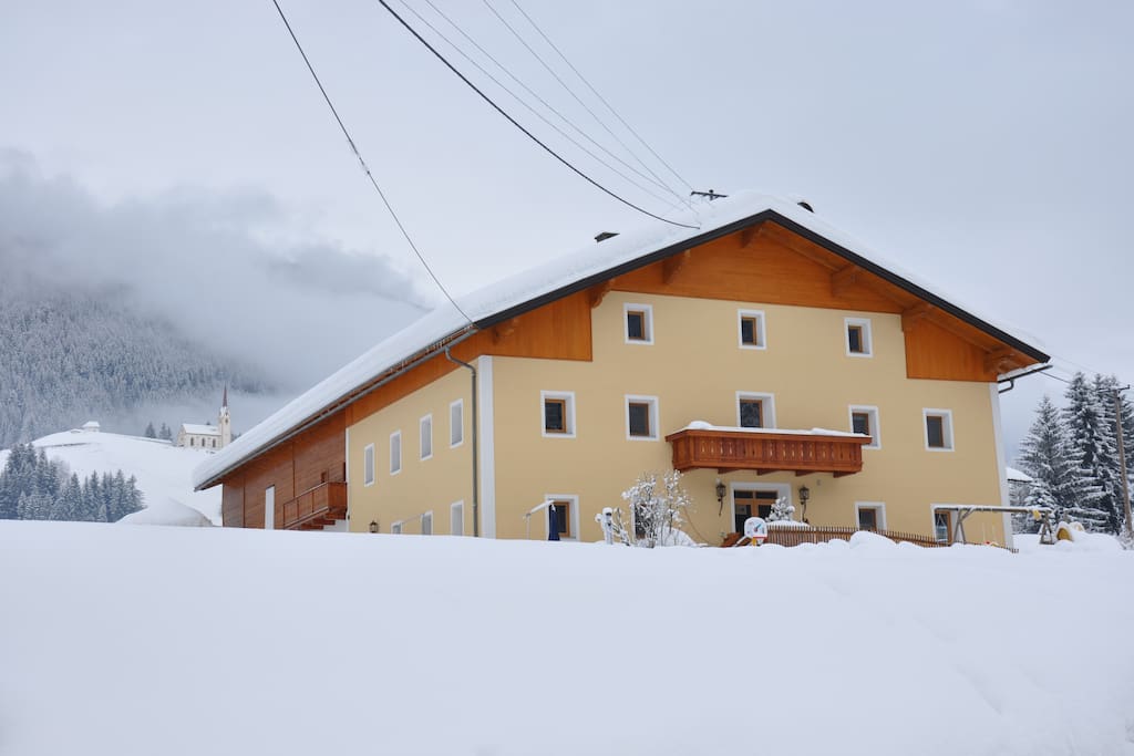 Ferienhaus-Winterfoto