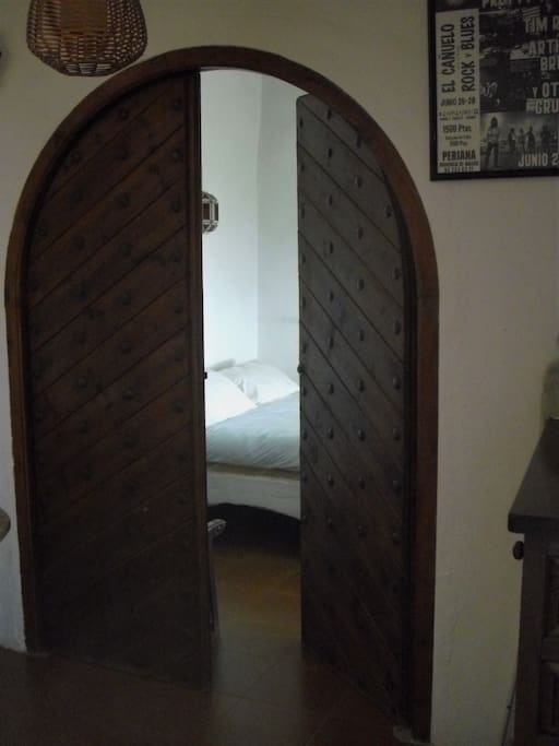 We renovated the house with beautiful doors from an old Spanish cortijo