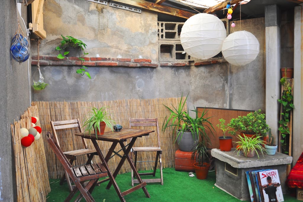 Terrasse couverte