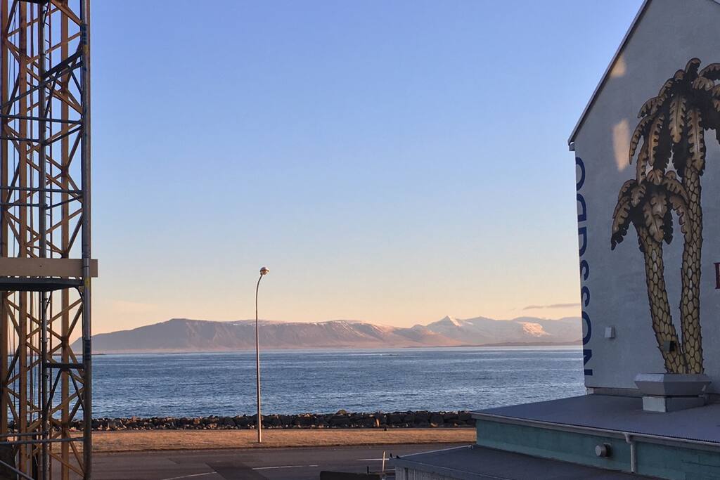 The view from the balcony