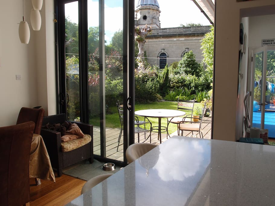 View from kitchen