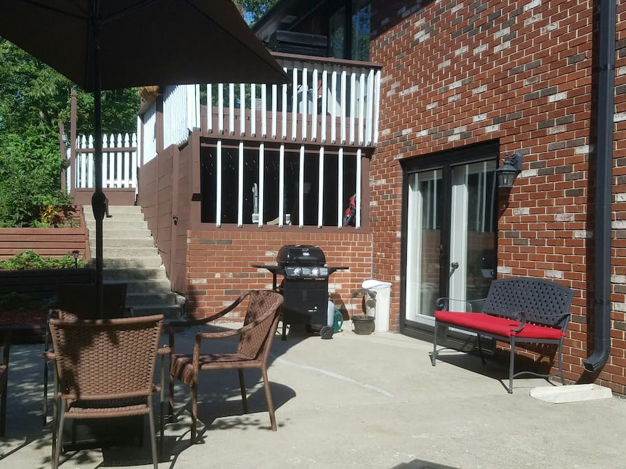 Patio and Private Entrance