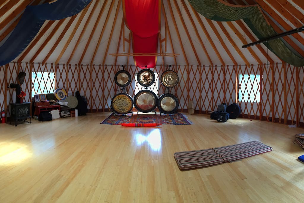 The Multi-Use Yurt Space. Heated and Insulated.