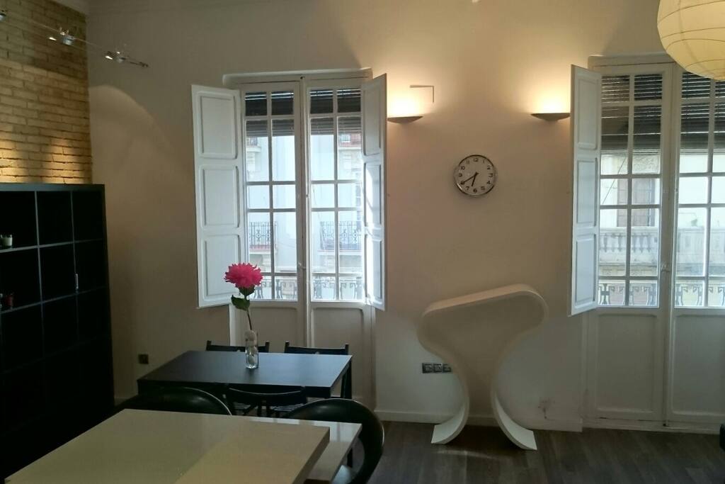 Very bright living room