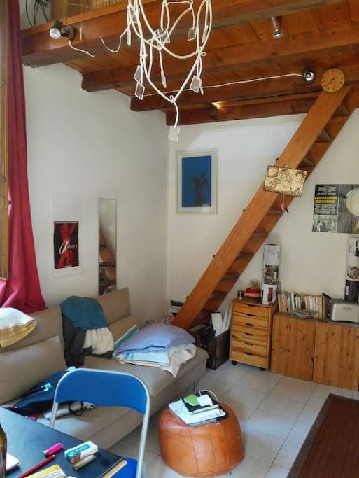 a view of the room downstairs