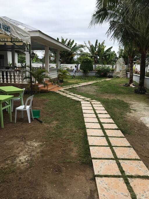 Outside garden