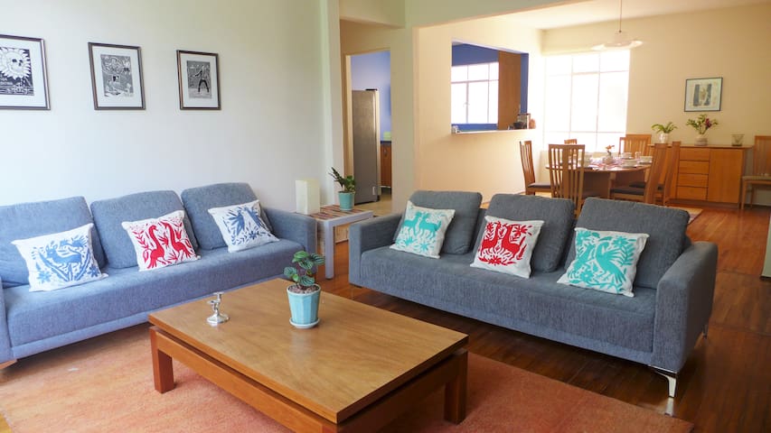 Beautiful sunny apartment in trendy Condesa