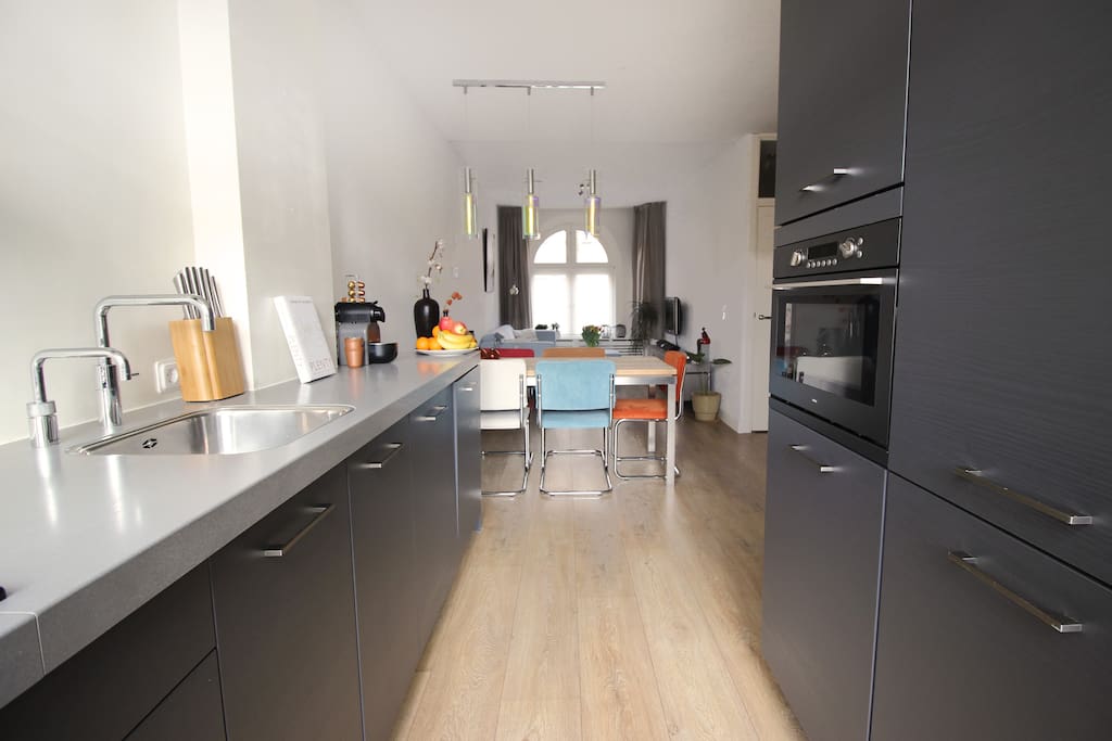 There is a fully equipped kitchen where you can cook delicious meals
