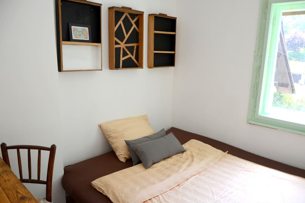 Drawers used as a shelves