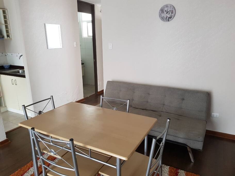 comedor y futón