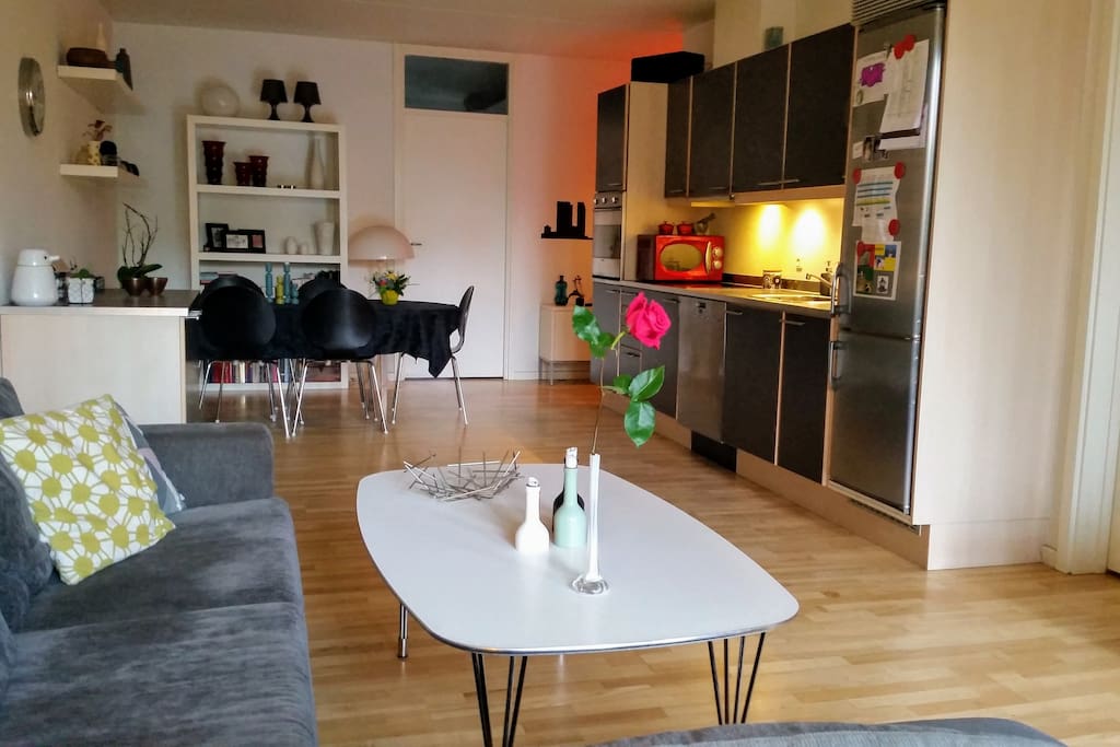 køkken og stueområde
