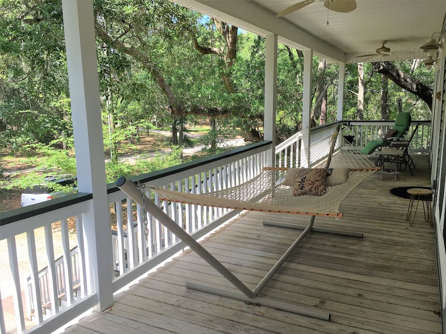 Front porch hammock