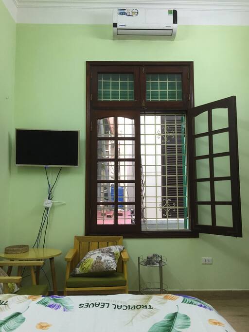 Large window opened