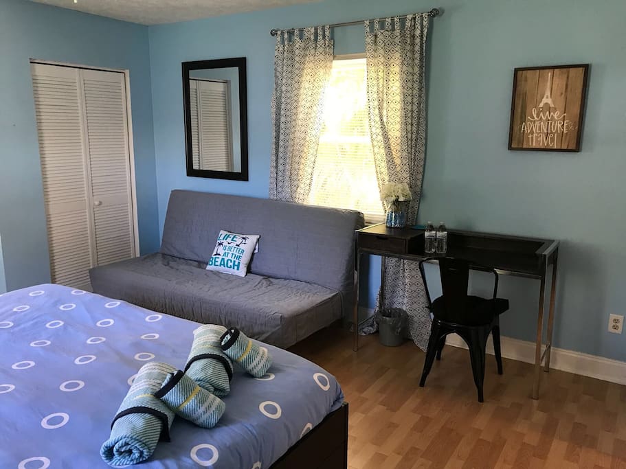 Queen Futon for Additional Guests