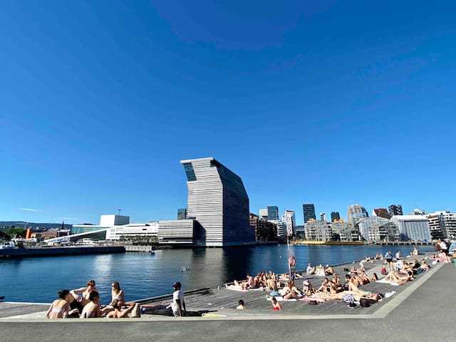 Walking distance to the best of Oslo (and 2 baths)