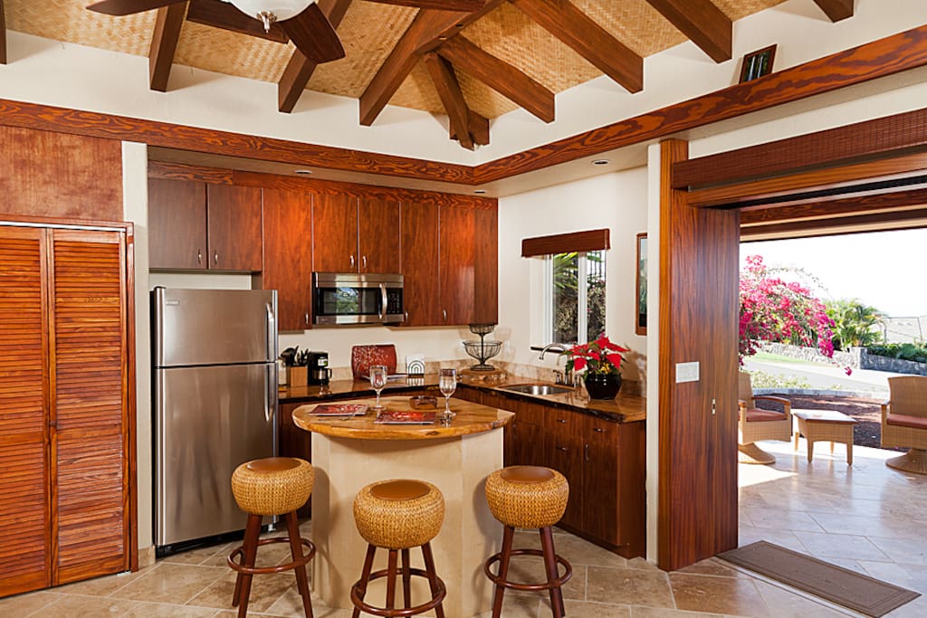 Kitchen with Stackable W/D