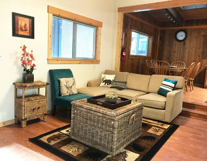 Bonus living space near the dining table.