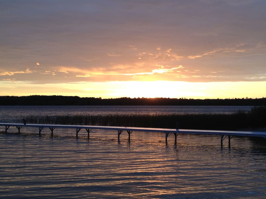 Sunset across the Lake