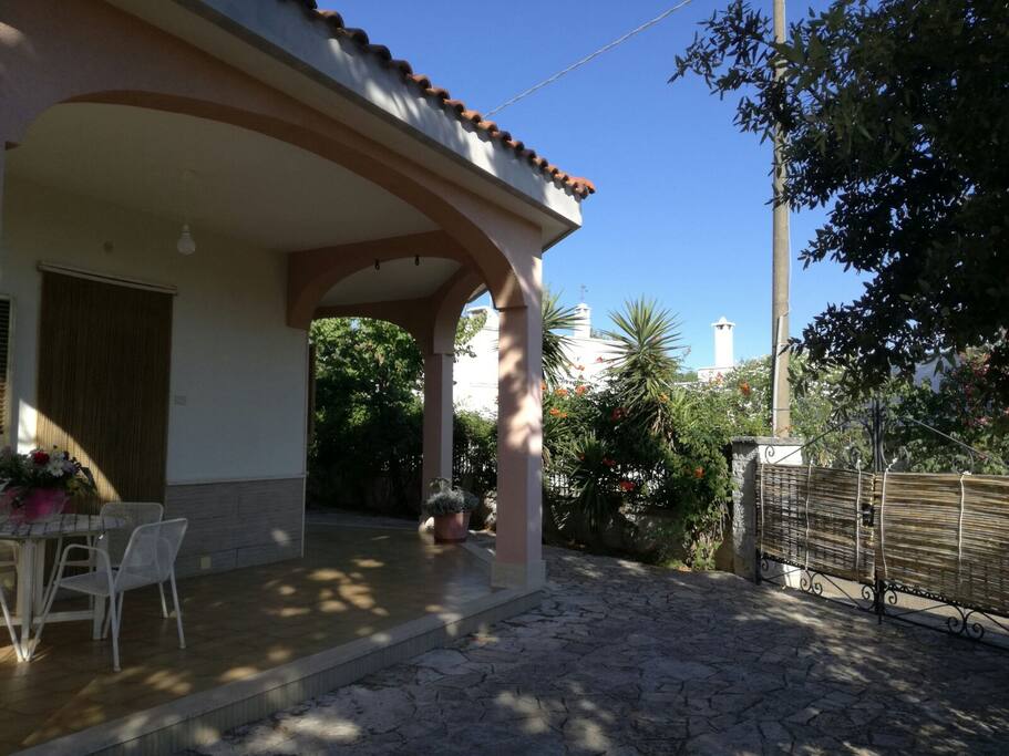 esterno con veranda