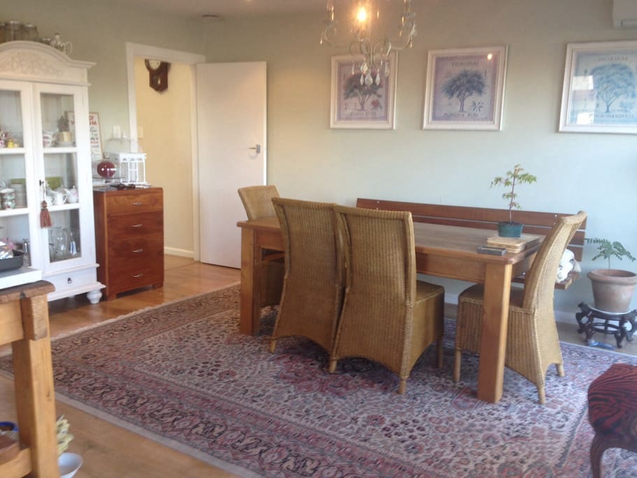 Kitchen and dining area