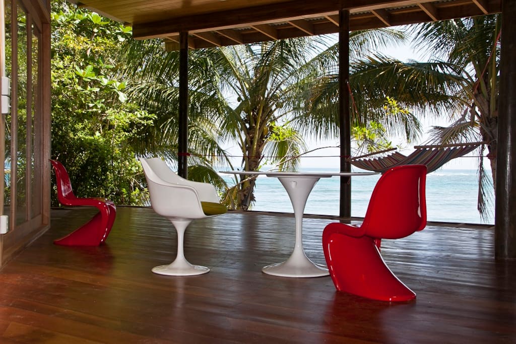 dinning on the terrace