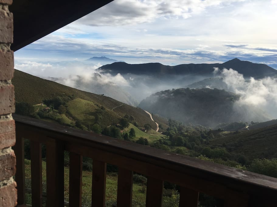 One of ever changing views from balcony, perfect for morning coffee!
