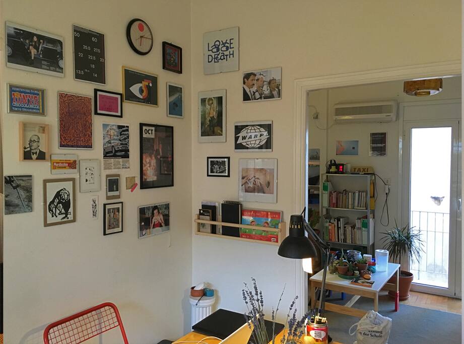 entrance hall and work room