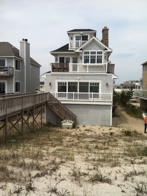 View of house from the beach