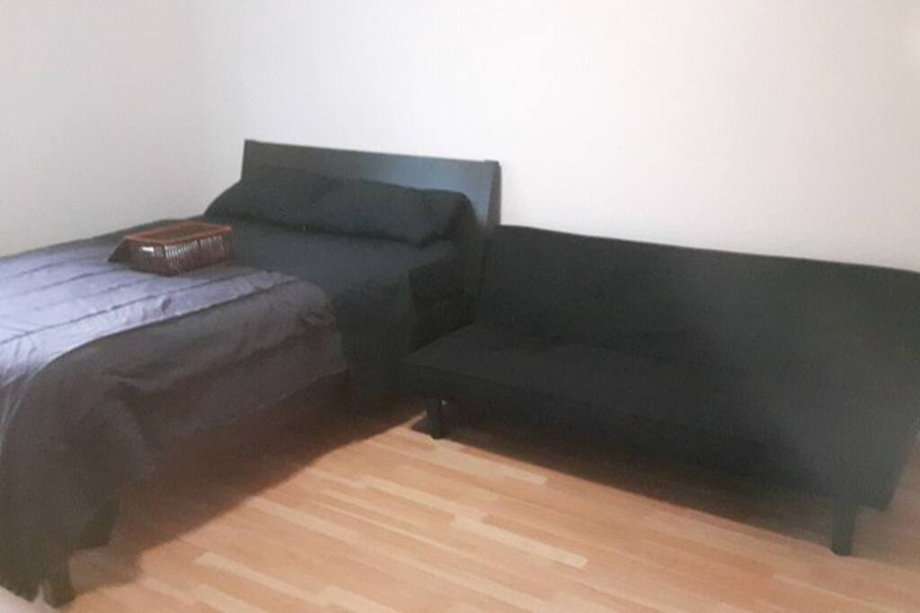 Has a sofa bed, quite spacious