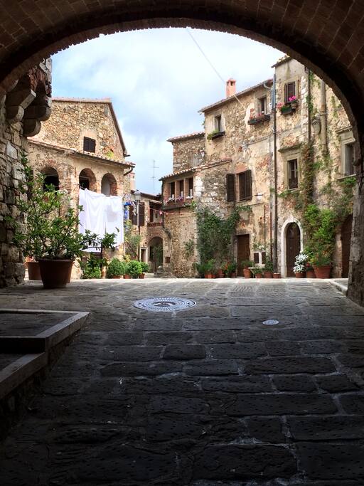 Piazza near the apartment