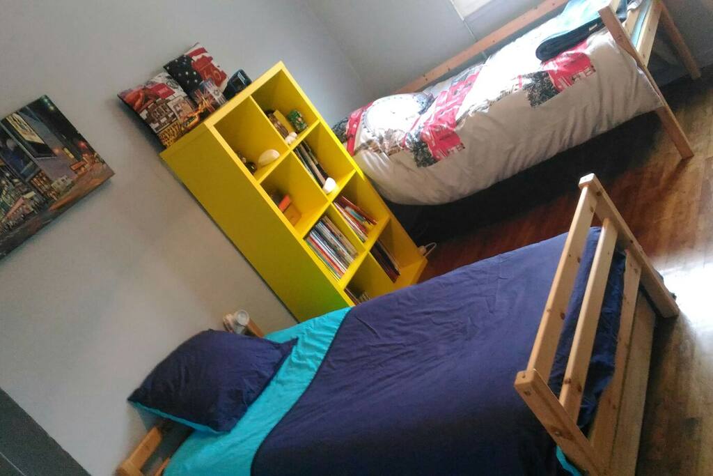 La chambre qui vous accueillera.