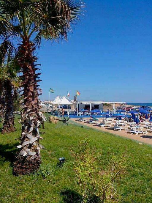 Lido spiaggia con bar