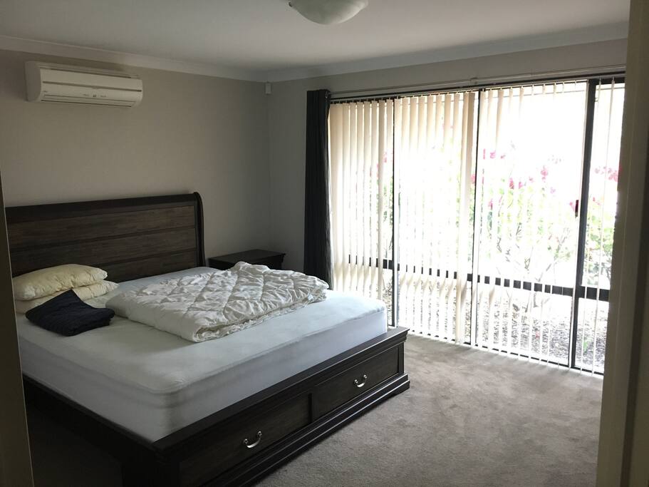Main bedroom with king bed